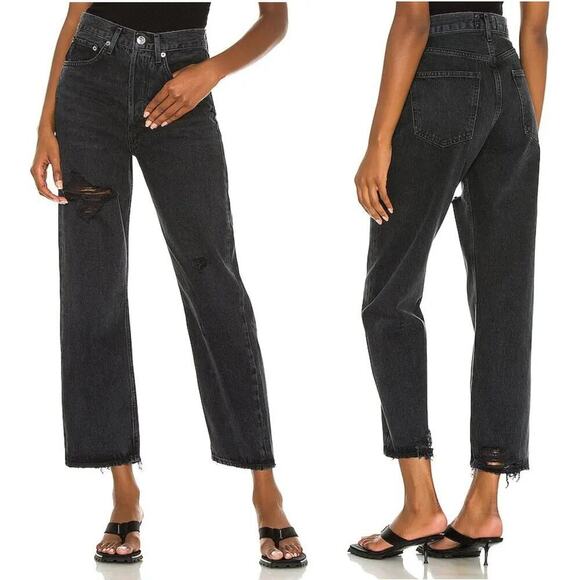 AGOLDE  90s crop in black size‎ 27 - Picture 1 of 9